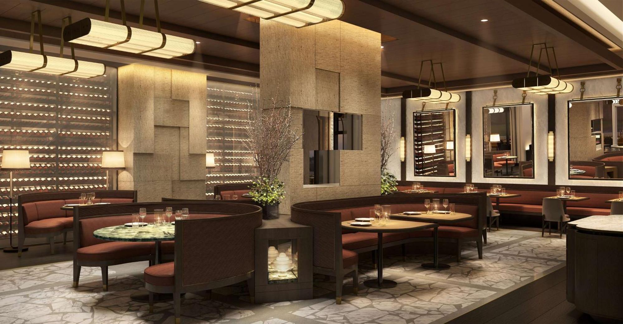Waldorf Astoria Doha Lusail Dış mekan fotoğraf Interior of the restaurant