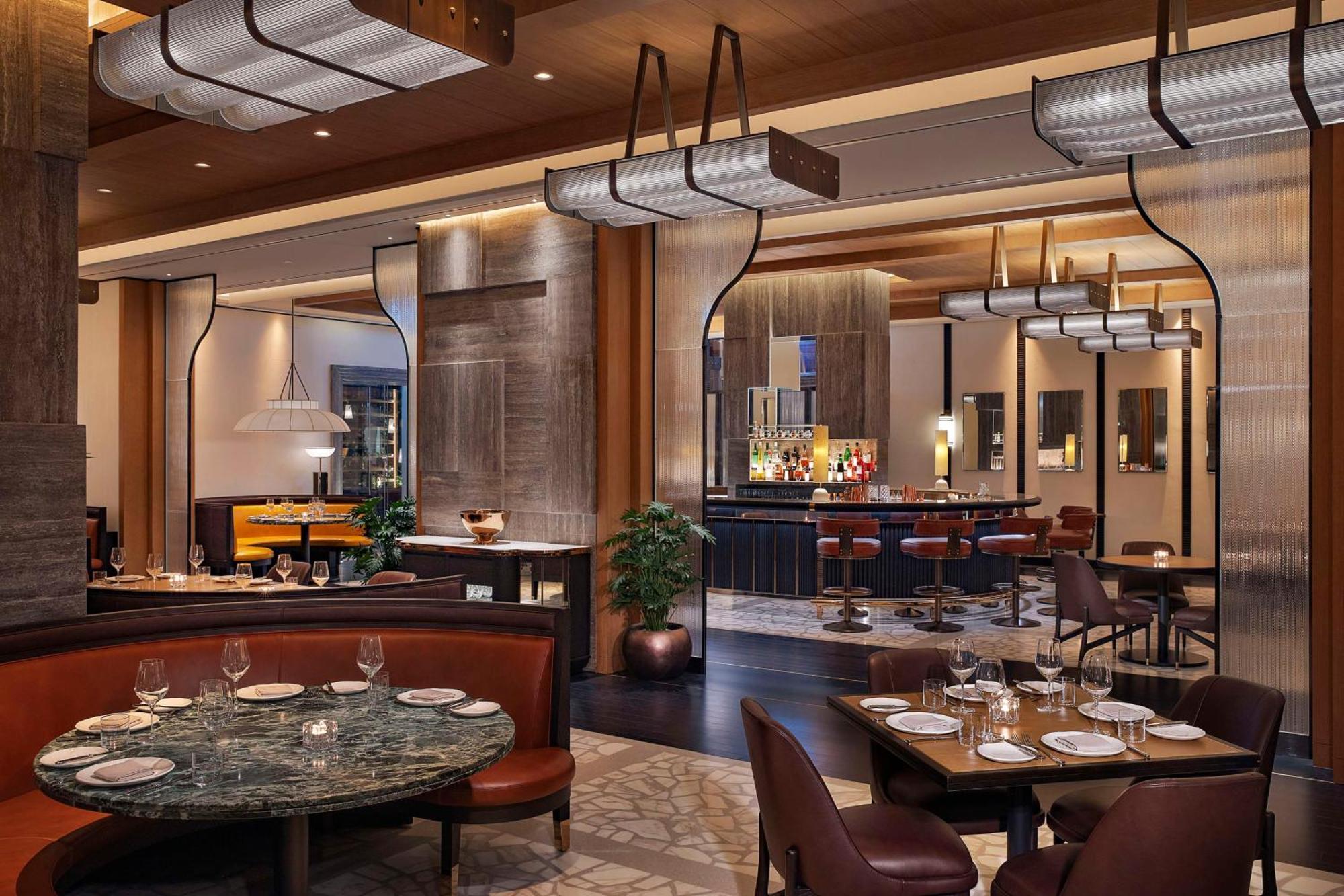 Waldorf Astoria Doha Lusail Dış mekan fotoğraf The interior of the restaurant