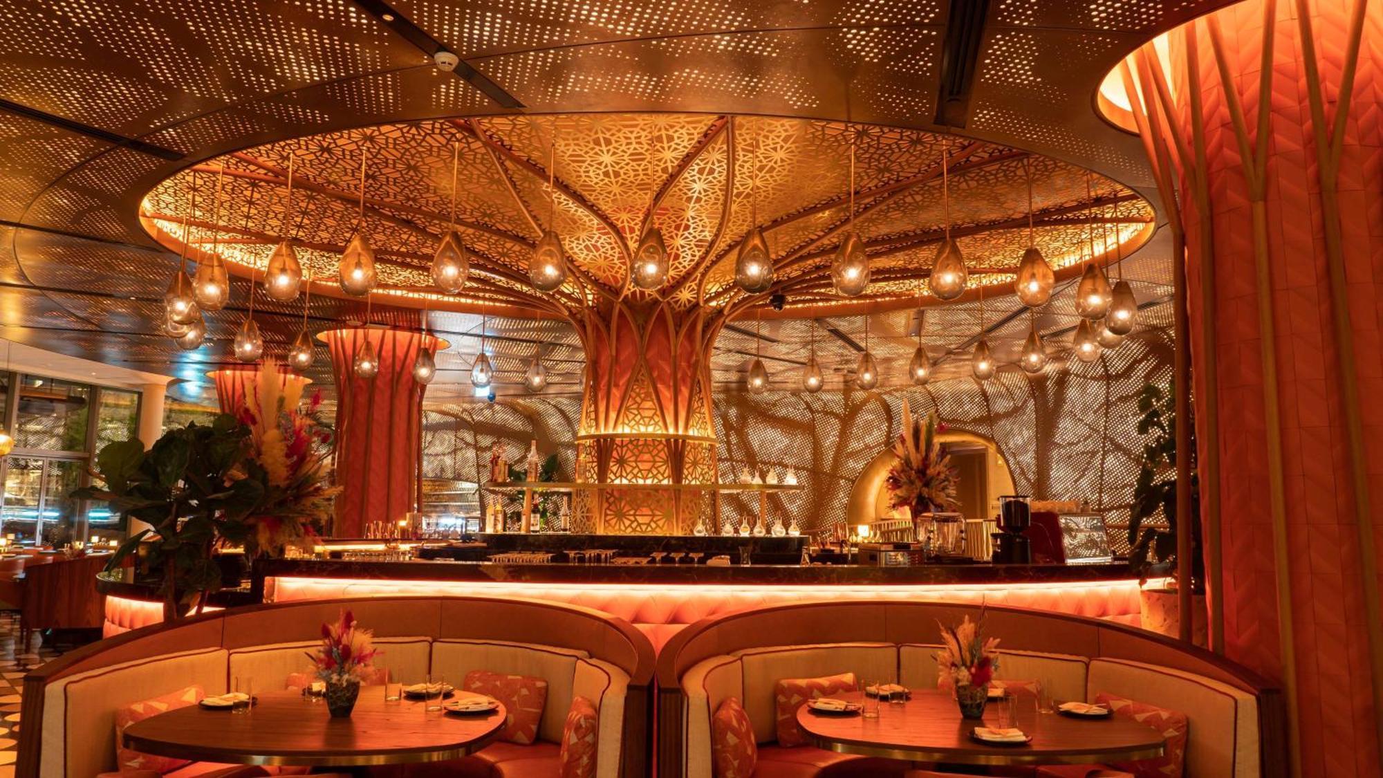 Waldorf Astoria Doha Lusail Dış mekan fotoğraf Interior of the restaurant