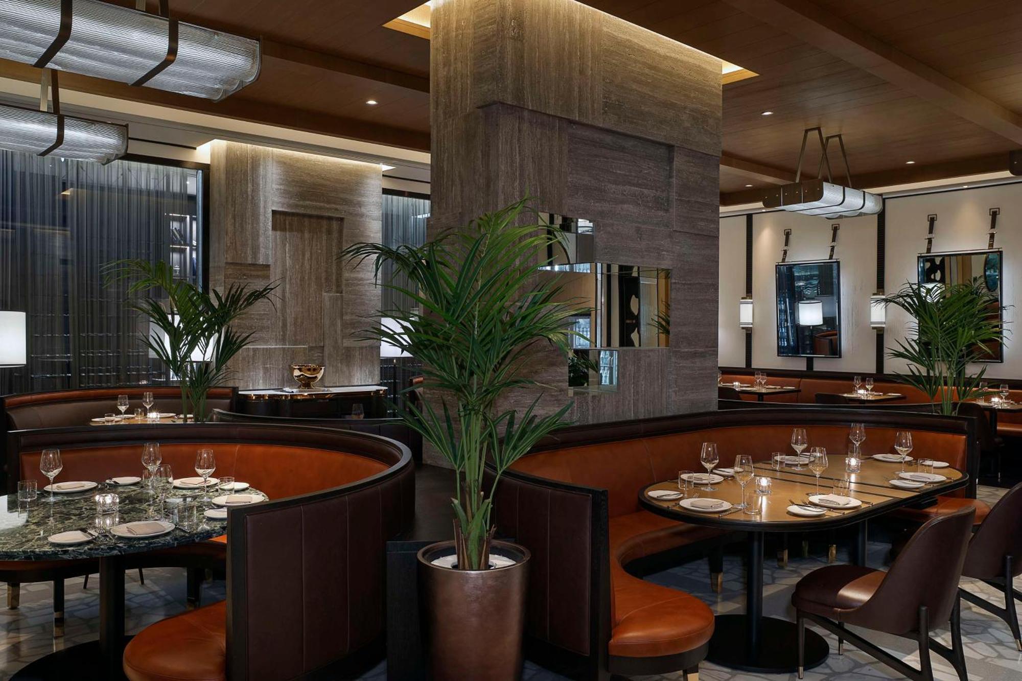 Waldorf Astoria Doha Lusail Dış mekan fotoğraf Interior of the restaurant